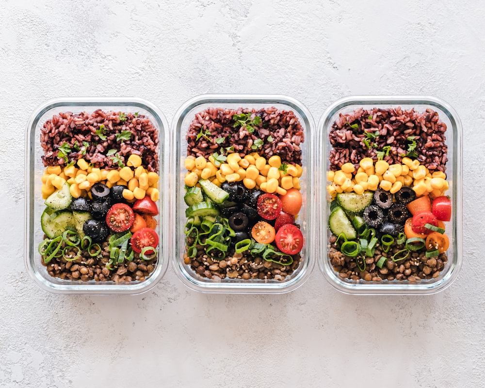 Healthy meal prep and food planning